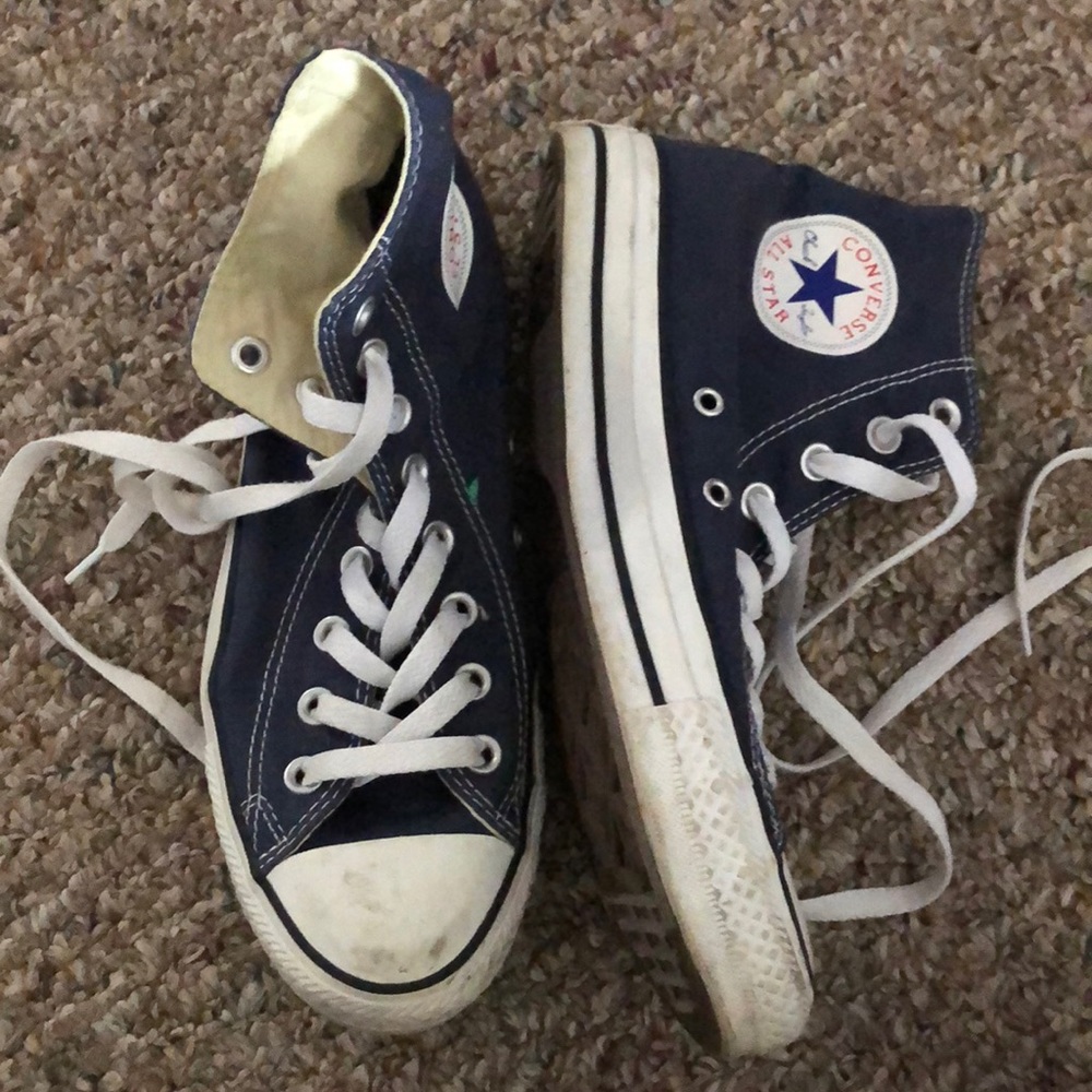 Navy Blue Converse